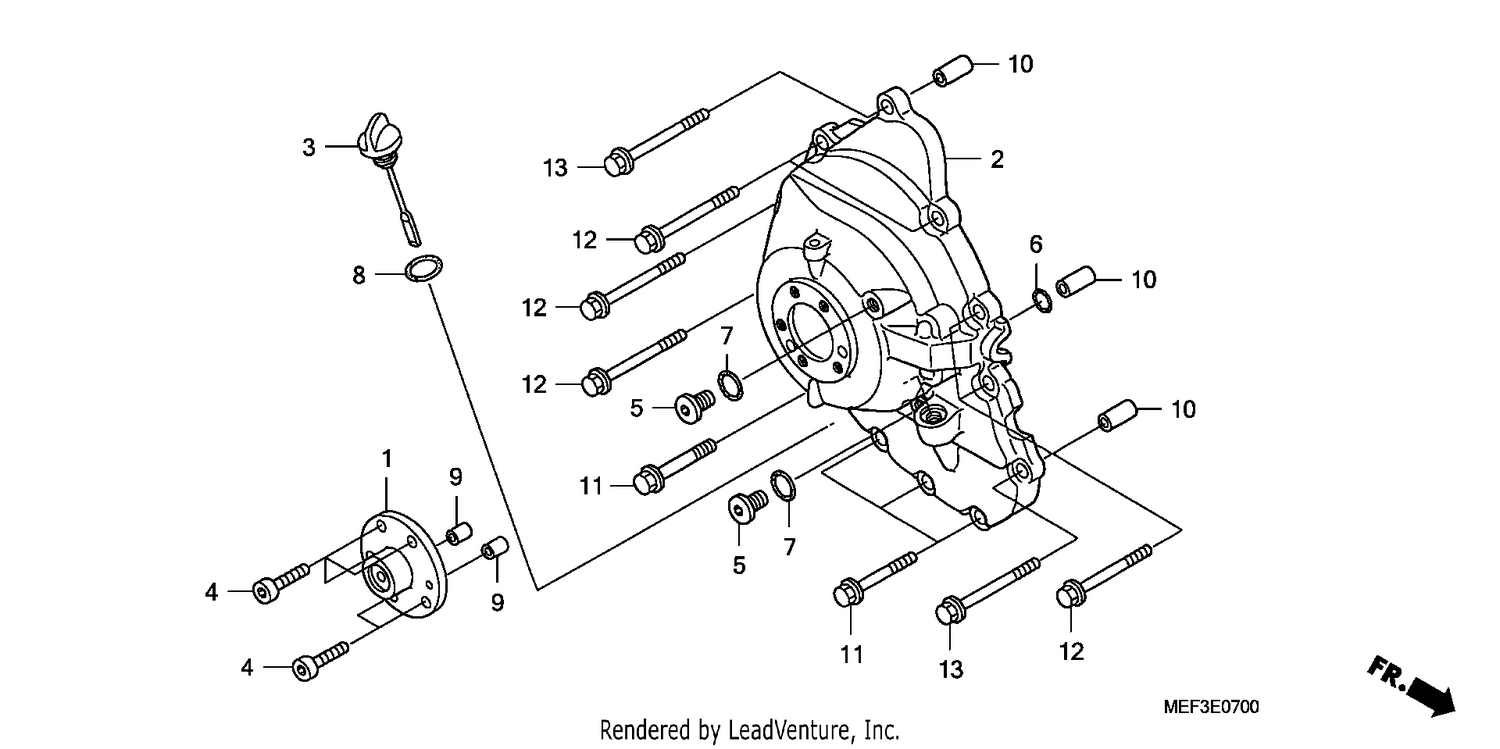 RIGHT CRANKCASE COVER