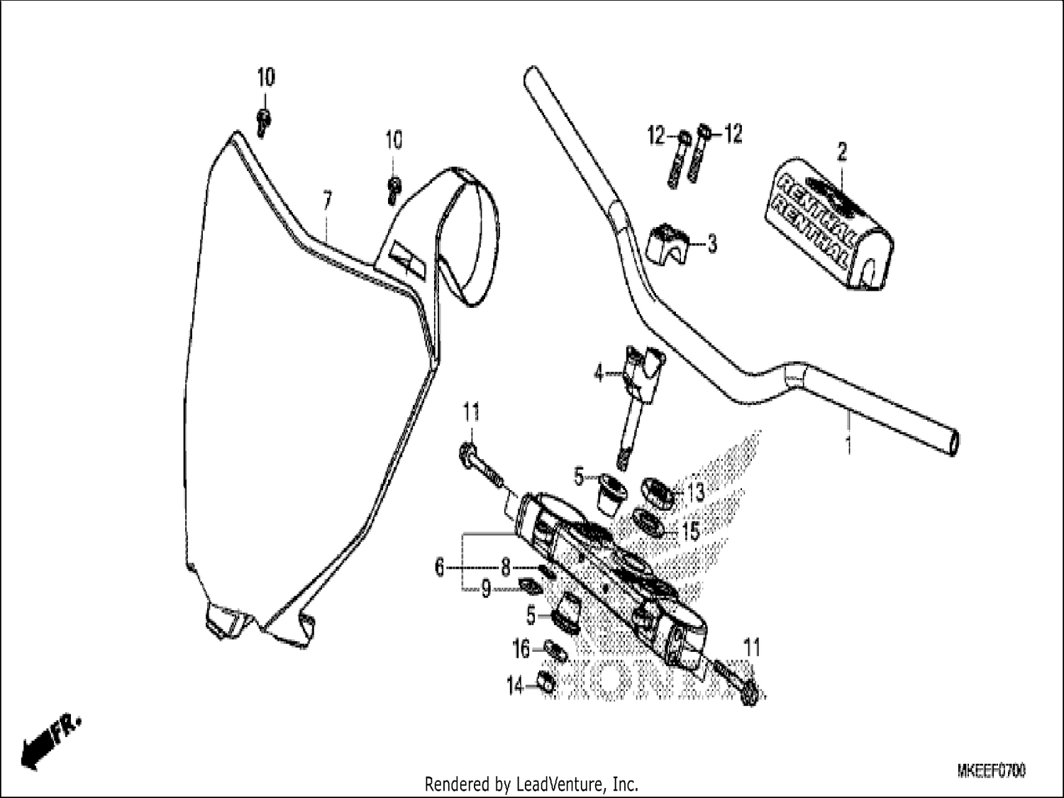  HANDLE PIPE/TOP BRIDGE