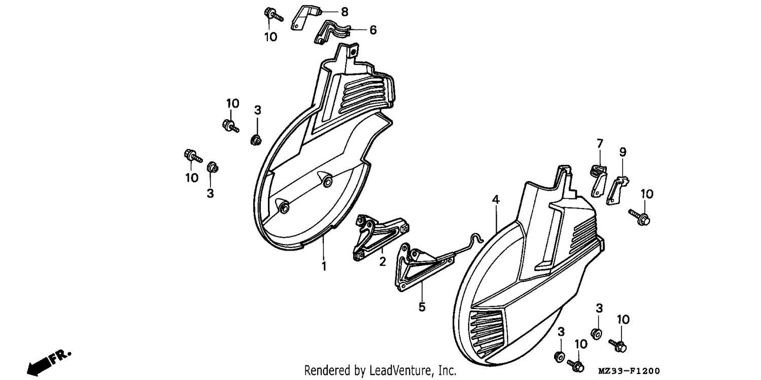 FRONT WHEEL COVER