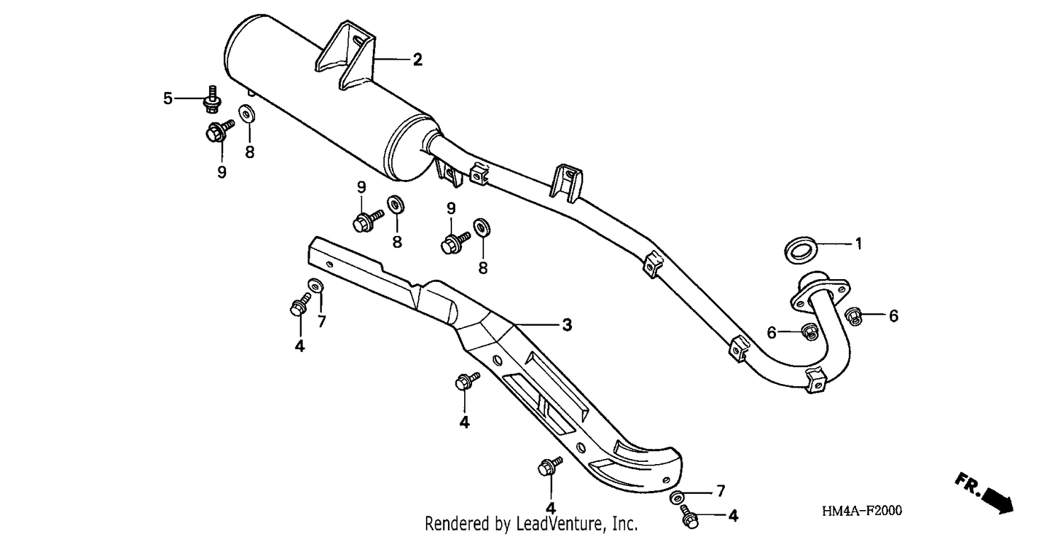 EXHAUST MUFFLER