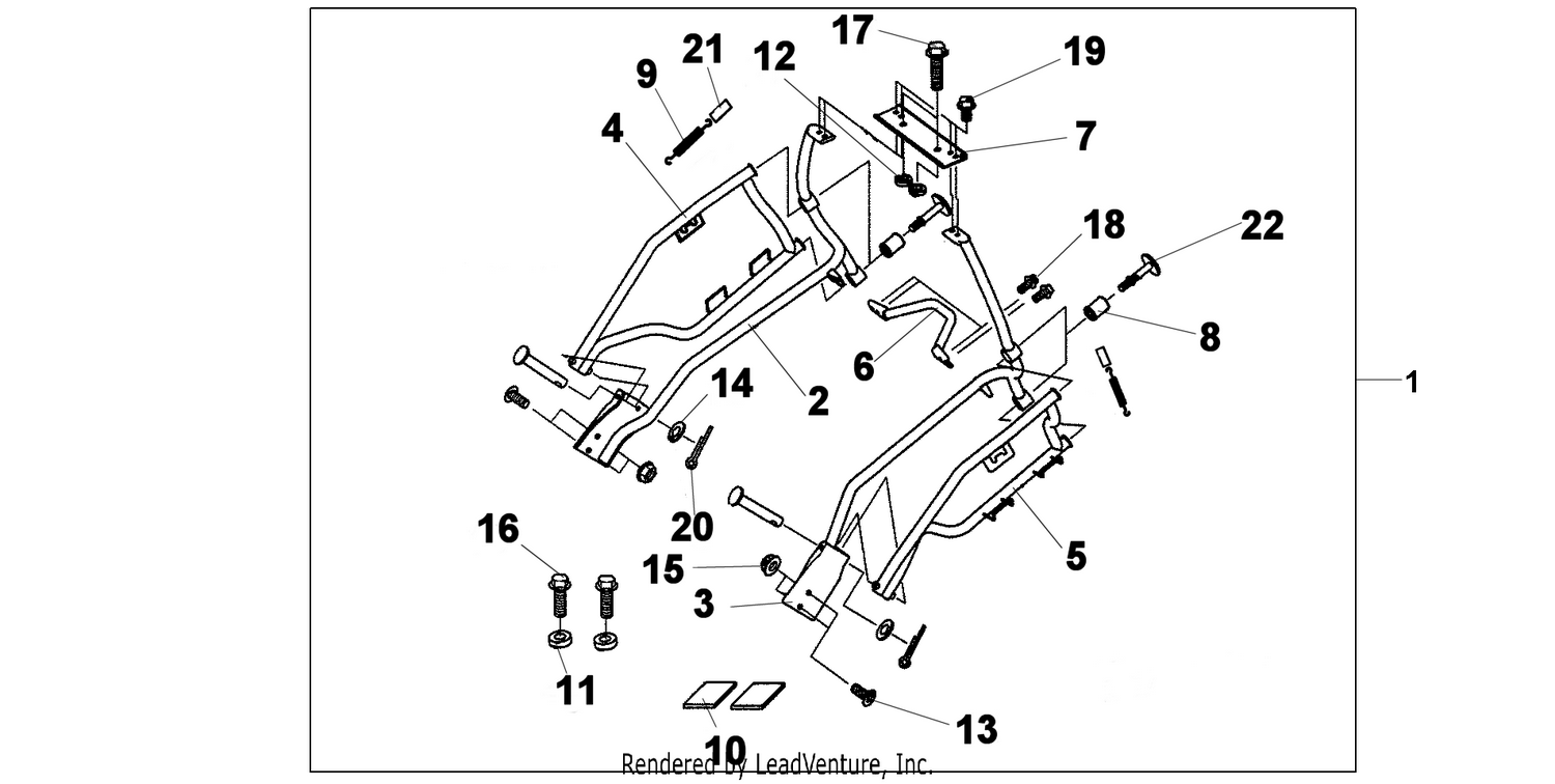 SADDLE BAG STAY