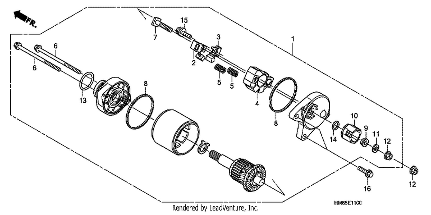  STARTI NG MOTOR ( TRX250TMA/ B,TRX250TEA/ B)