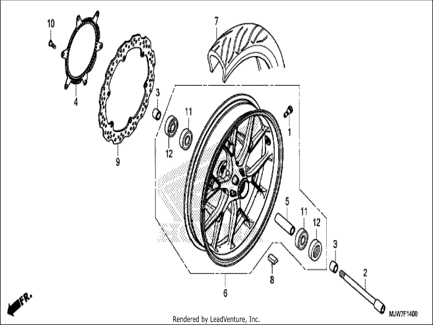 FRONT WHEEL