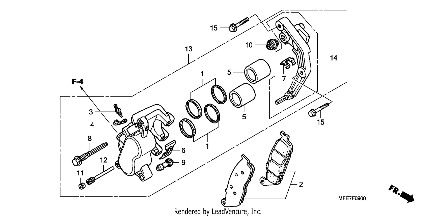 FRONT BRAKE CALIPER