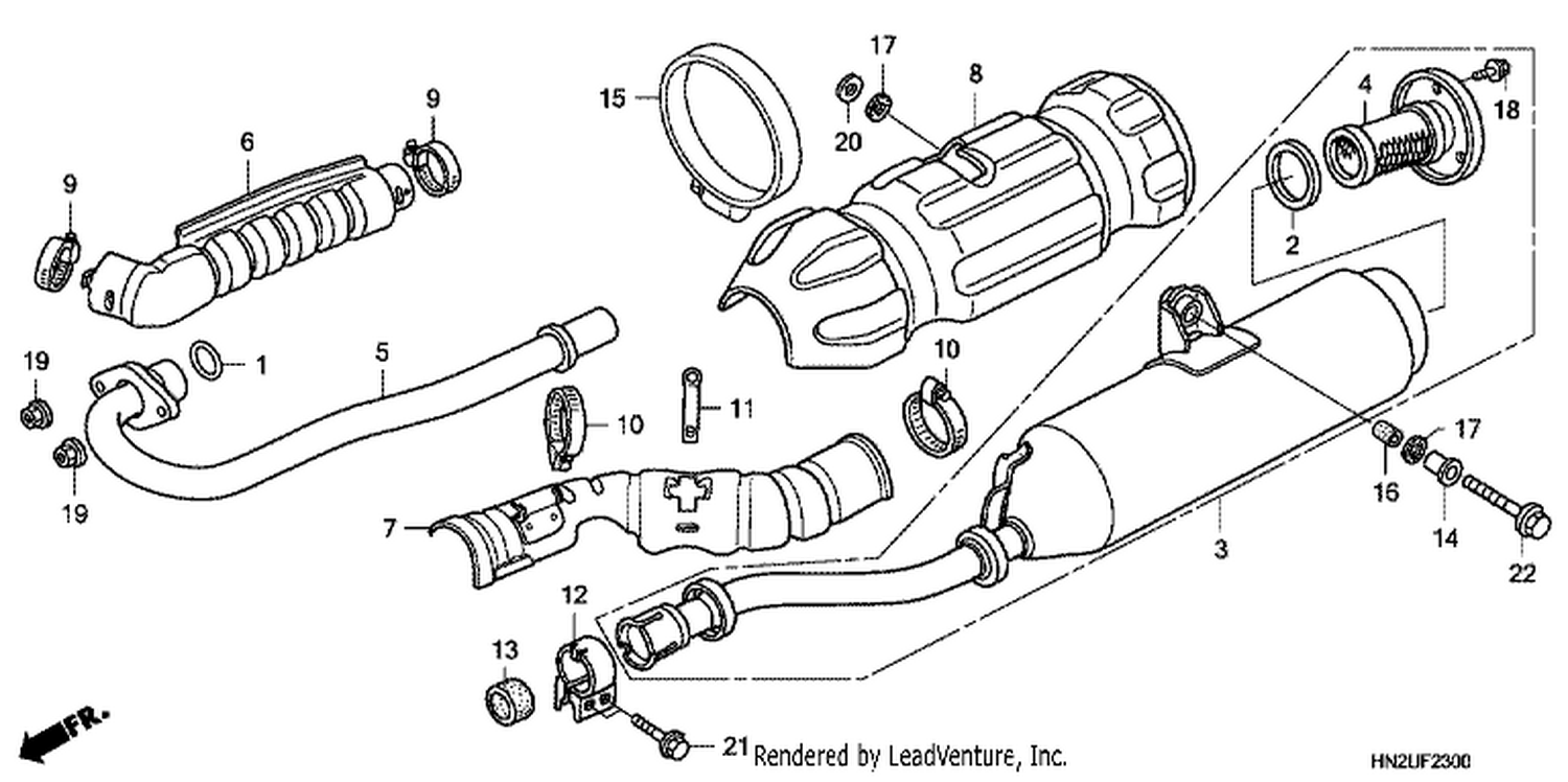  EXHAUST MUFFLER