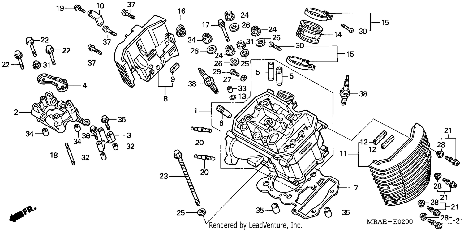 CYLINDER HEAD (FRONT)