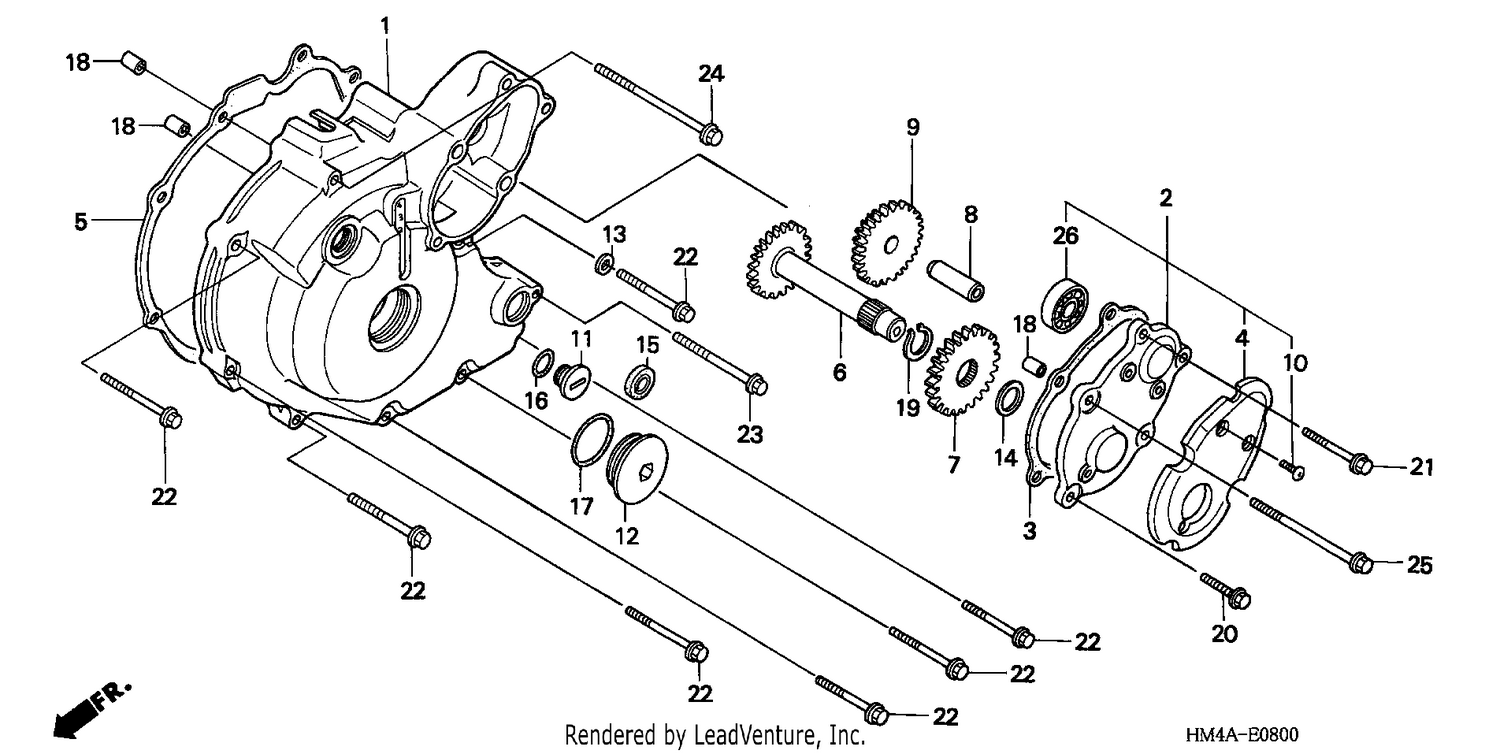 LEFT CRANKCASE COVER
