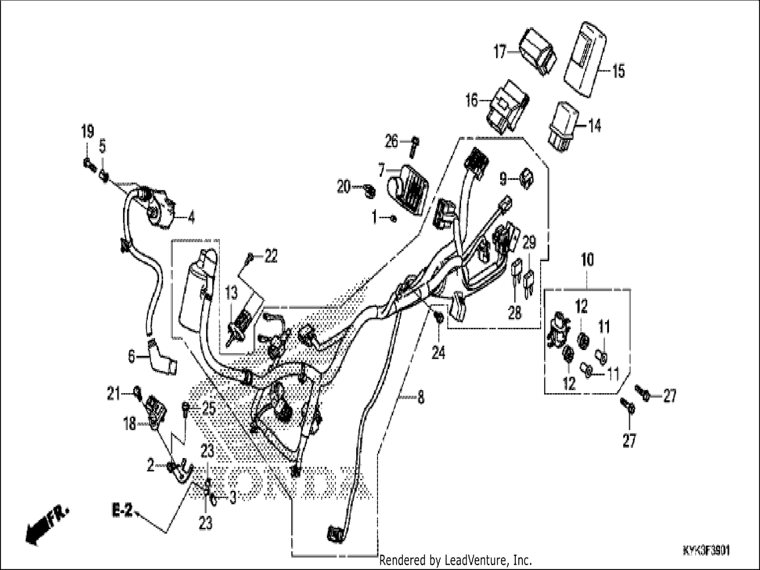  1 WIRE HARNESS (CRF110FK)