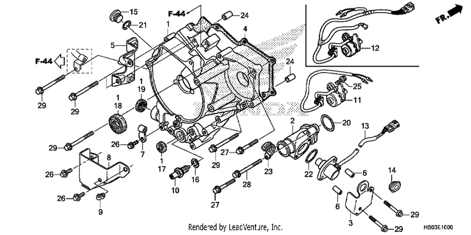  REAR CRANKCASE COVER