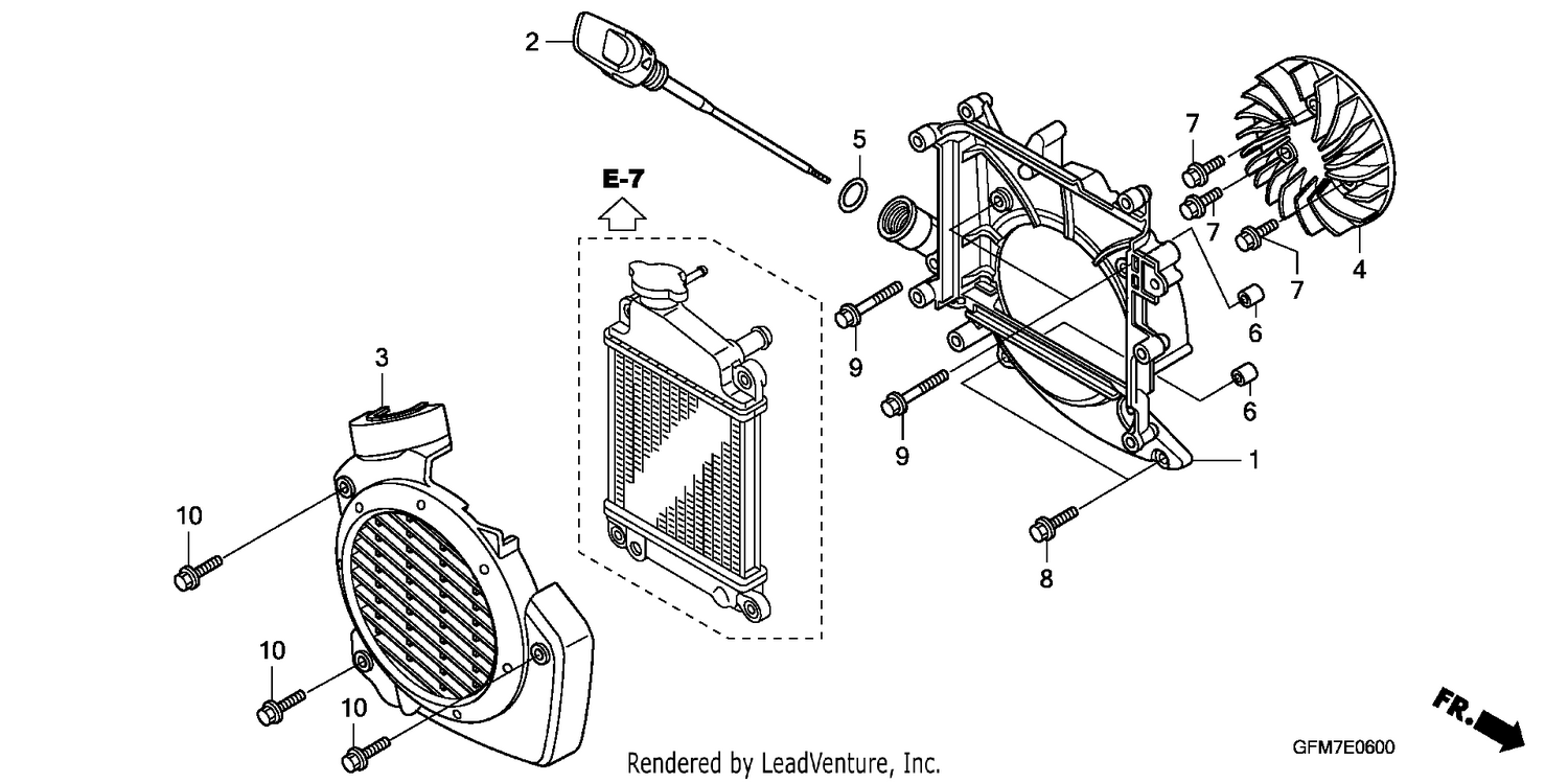 COOLING FAN/ RADIATOR COVER