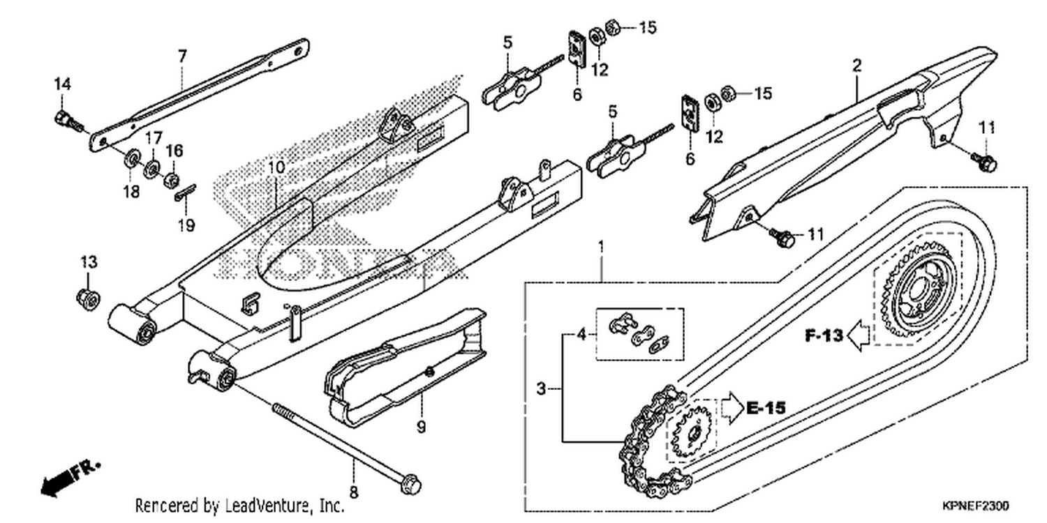  SWINGARM/CHAIN CASE