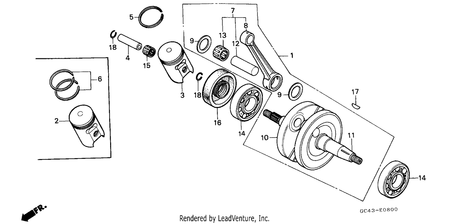 CRANKSHAFT/PISTON