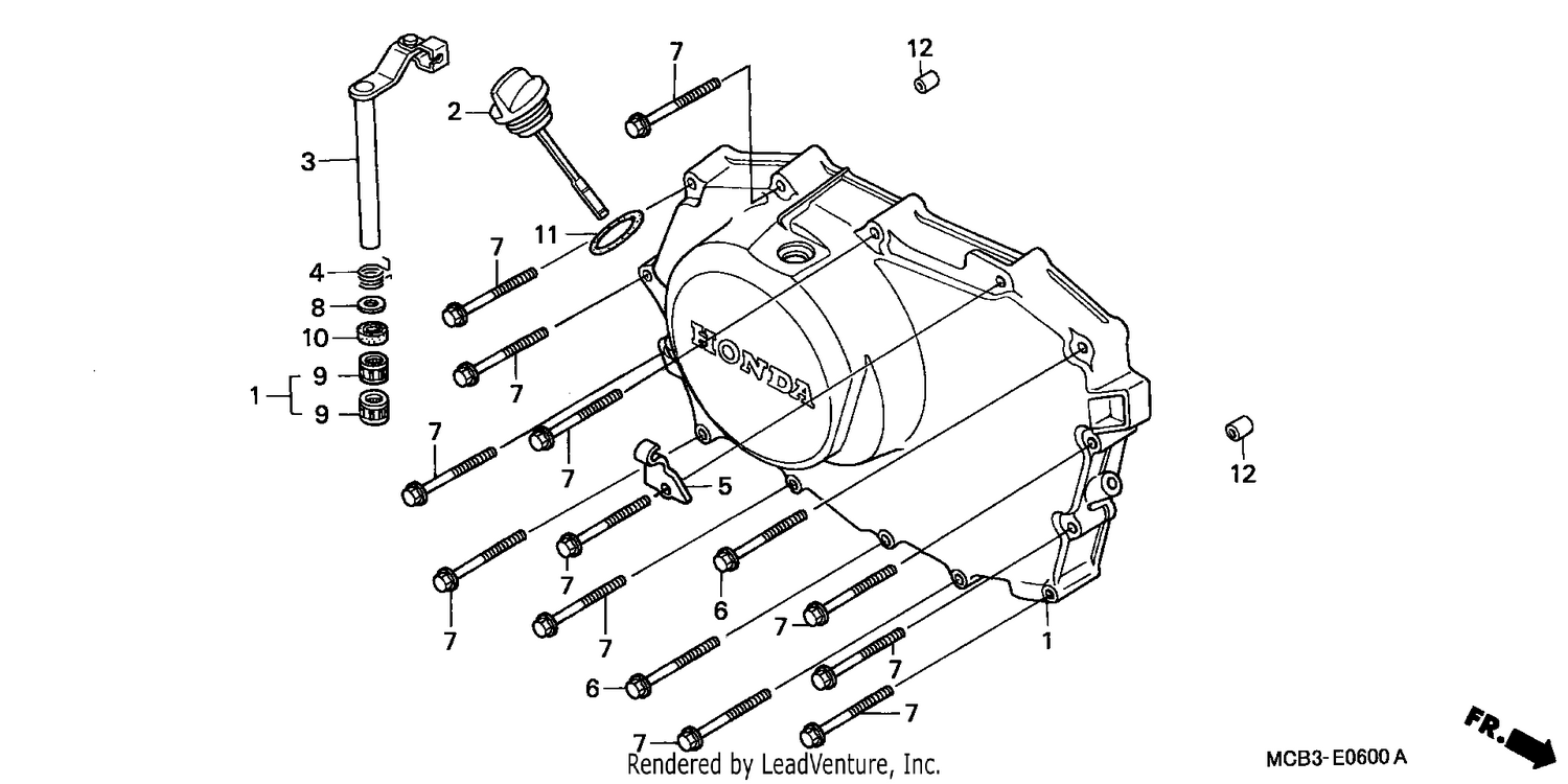 RIGHT CRANKCASE COVER
