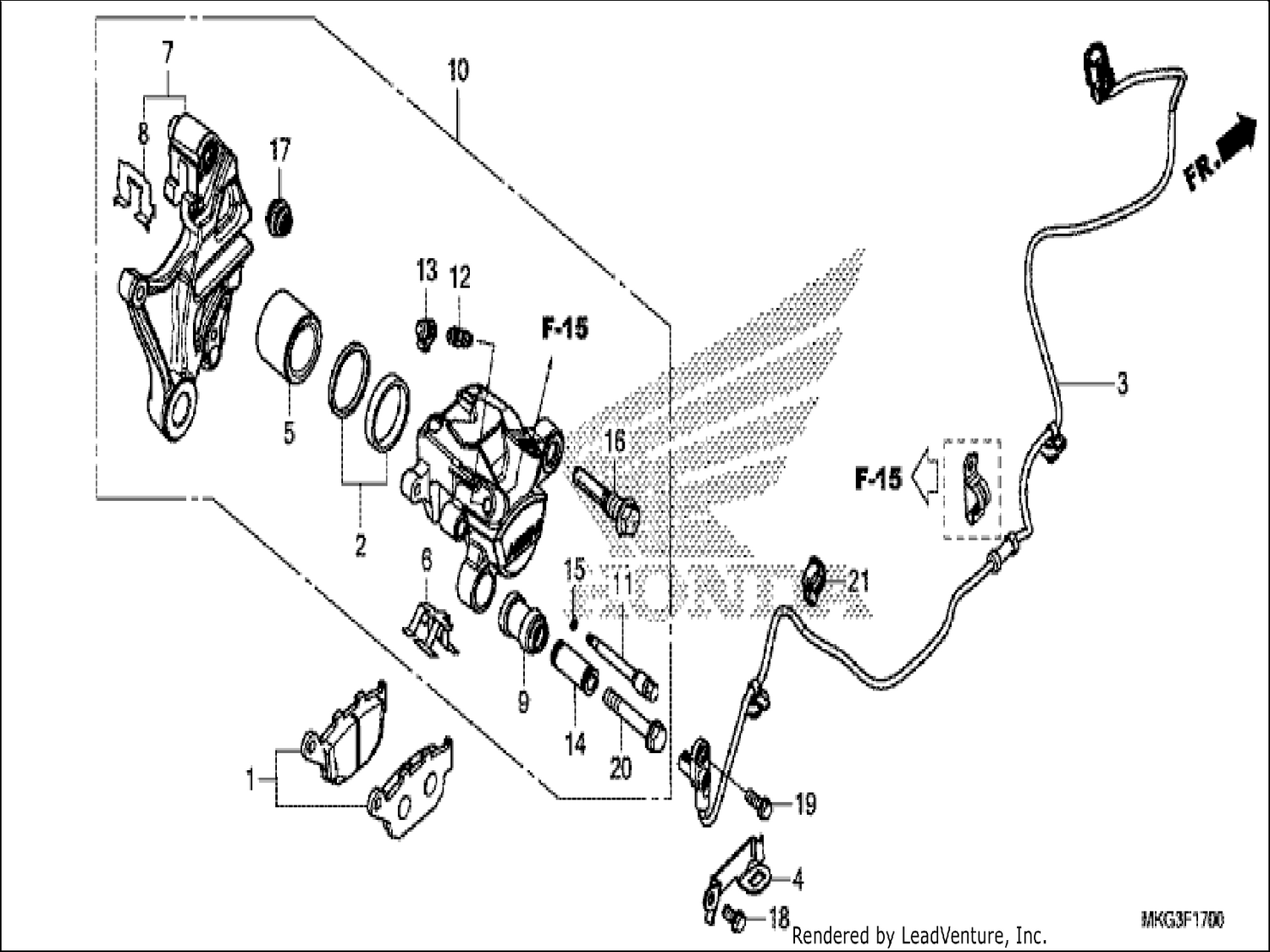  REAR BRAKE CALIPER