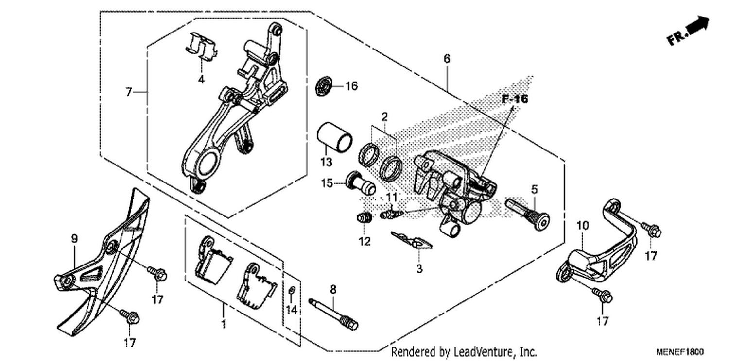  REAR BRAKE CALIPER
