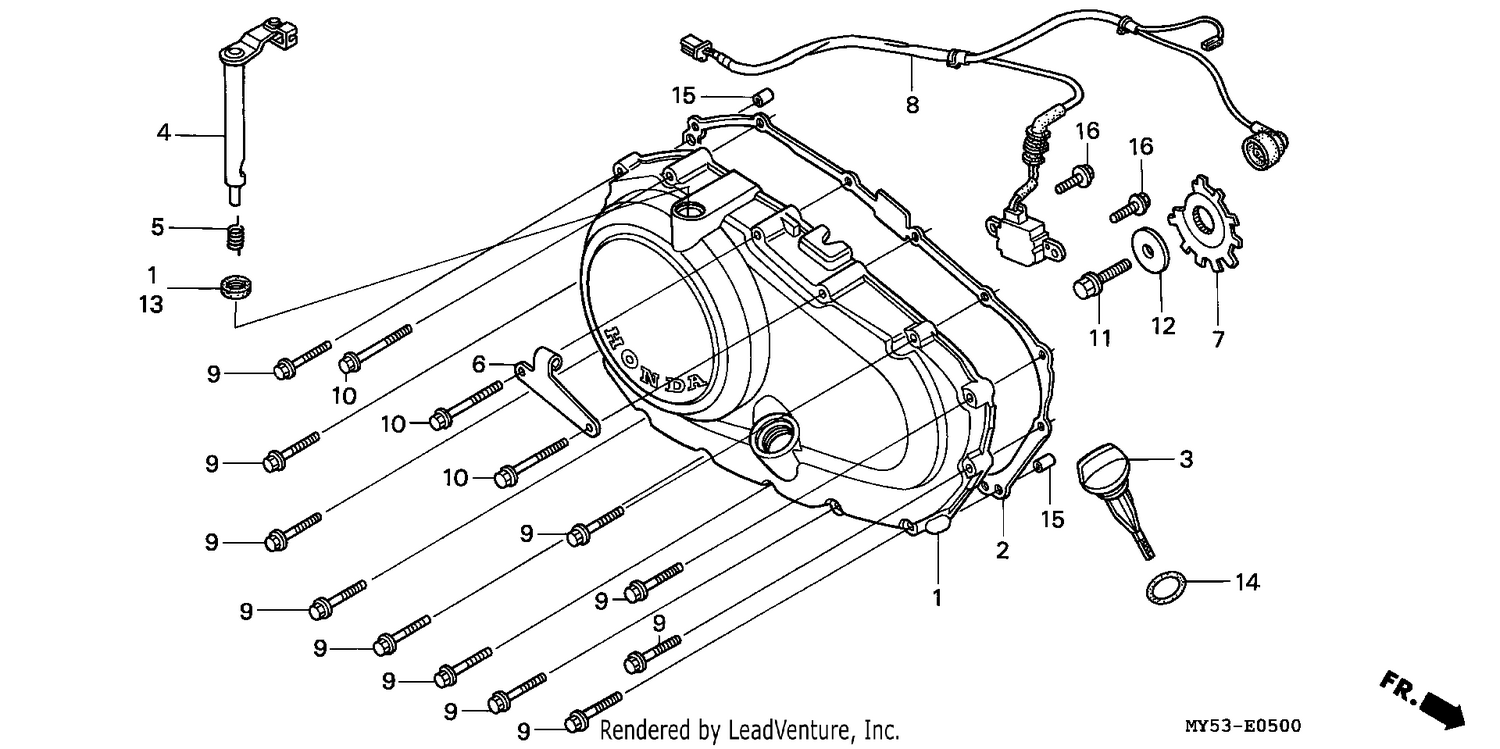 RIGHT CRANKCASE COVER