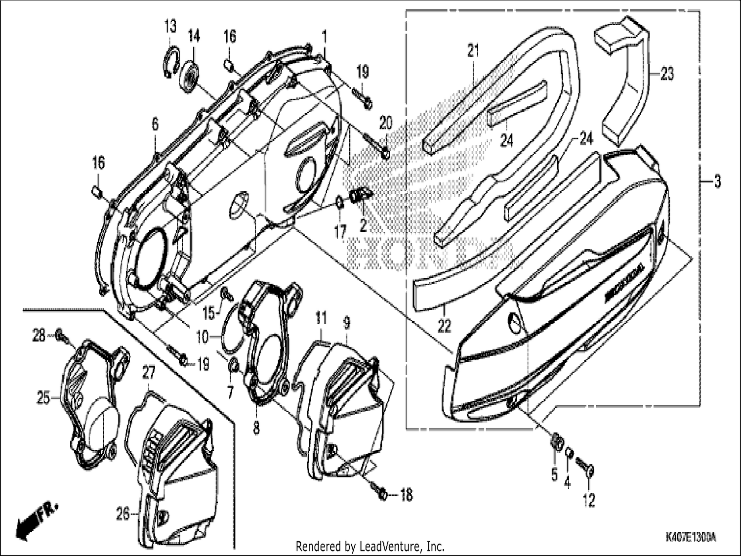  LEFT SIDE COVER