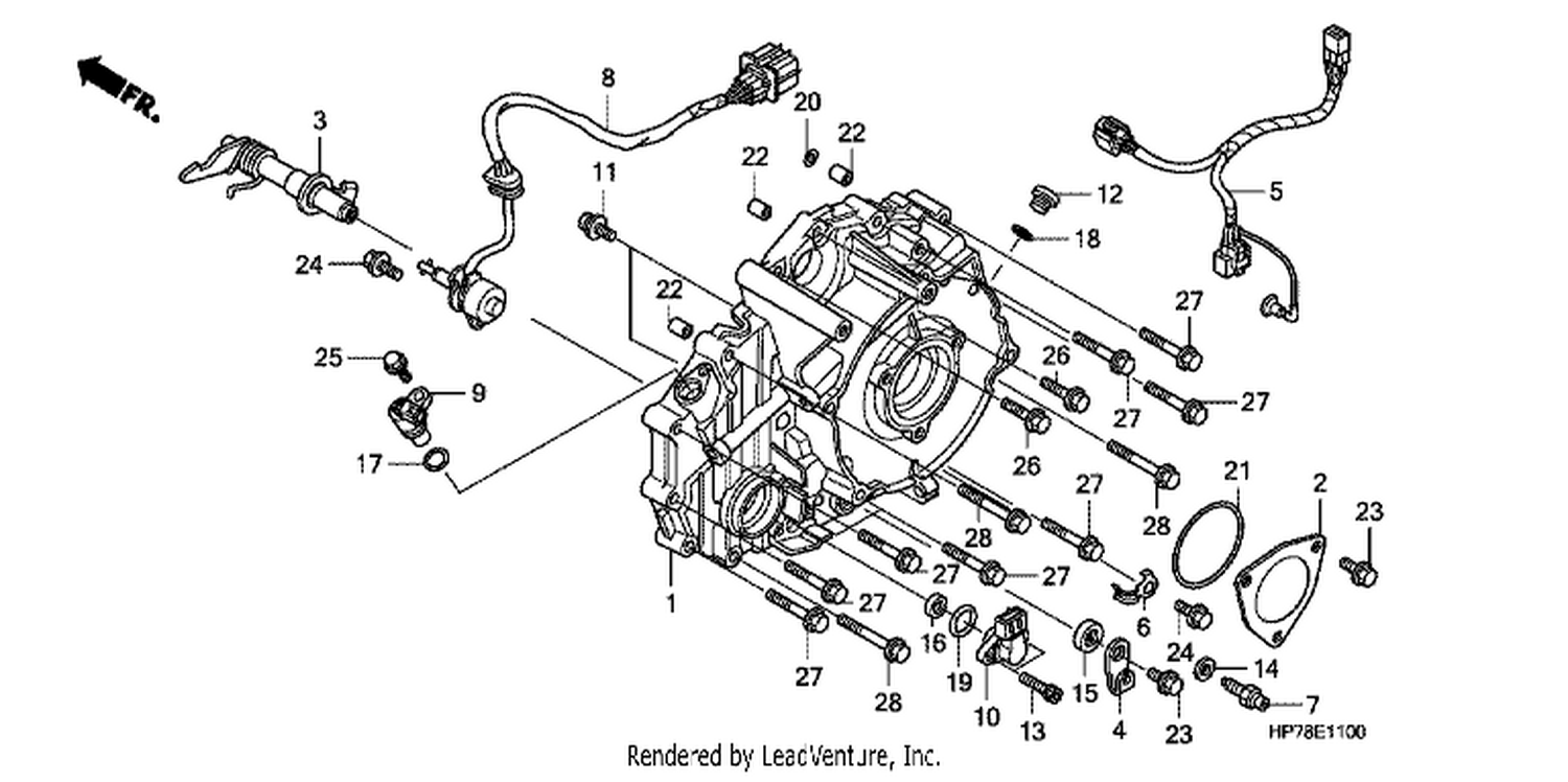 REAR CRANKCASE COVER