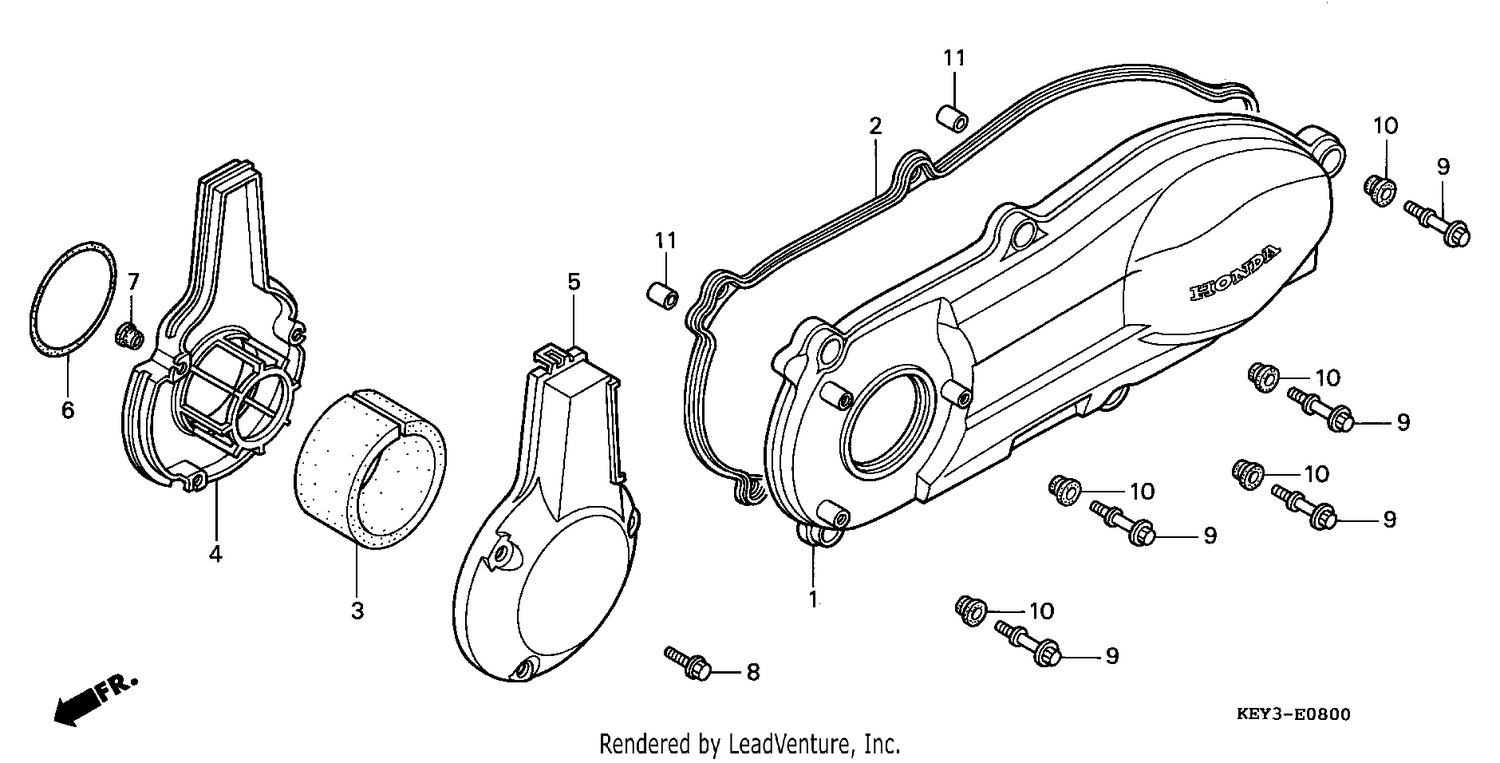LEFT CRANKCASE COVER