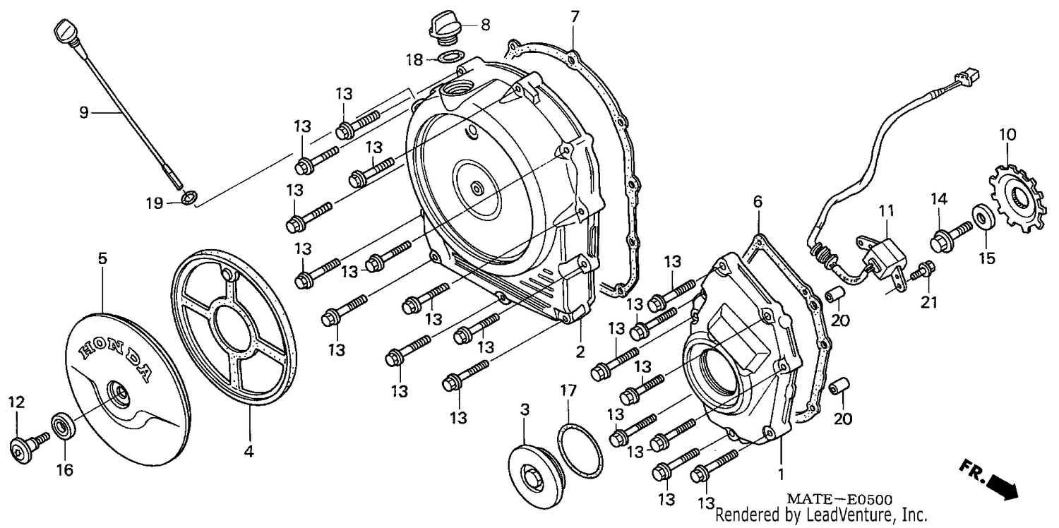 RIGHT CRANKCASE COVER