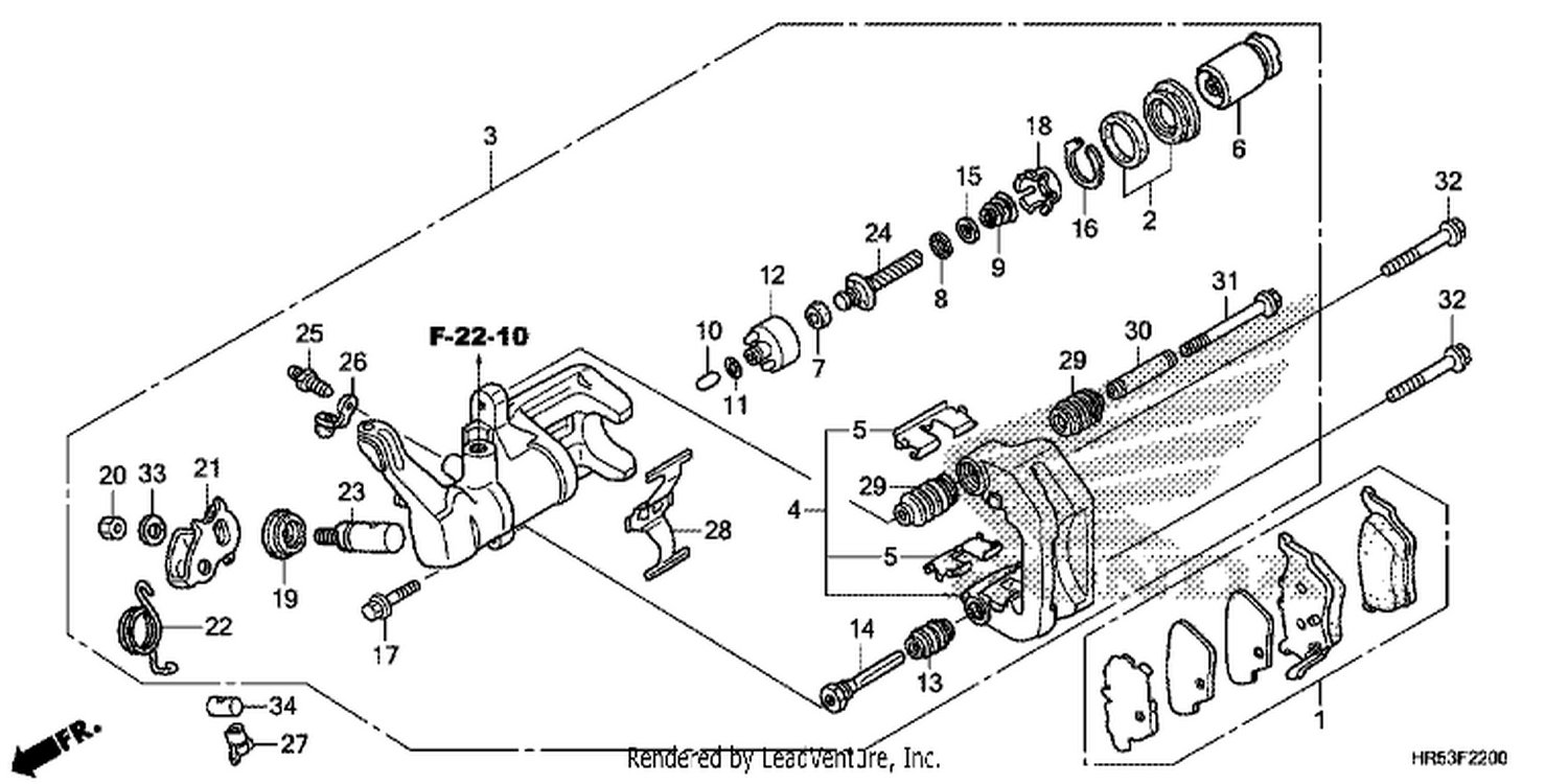  REAR BRAKE CALIPER