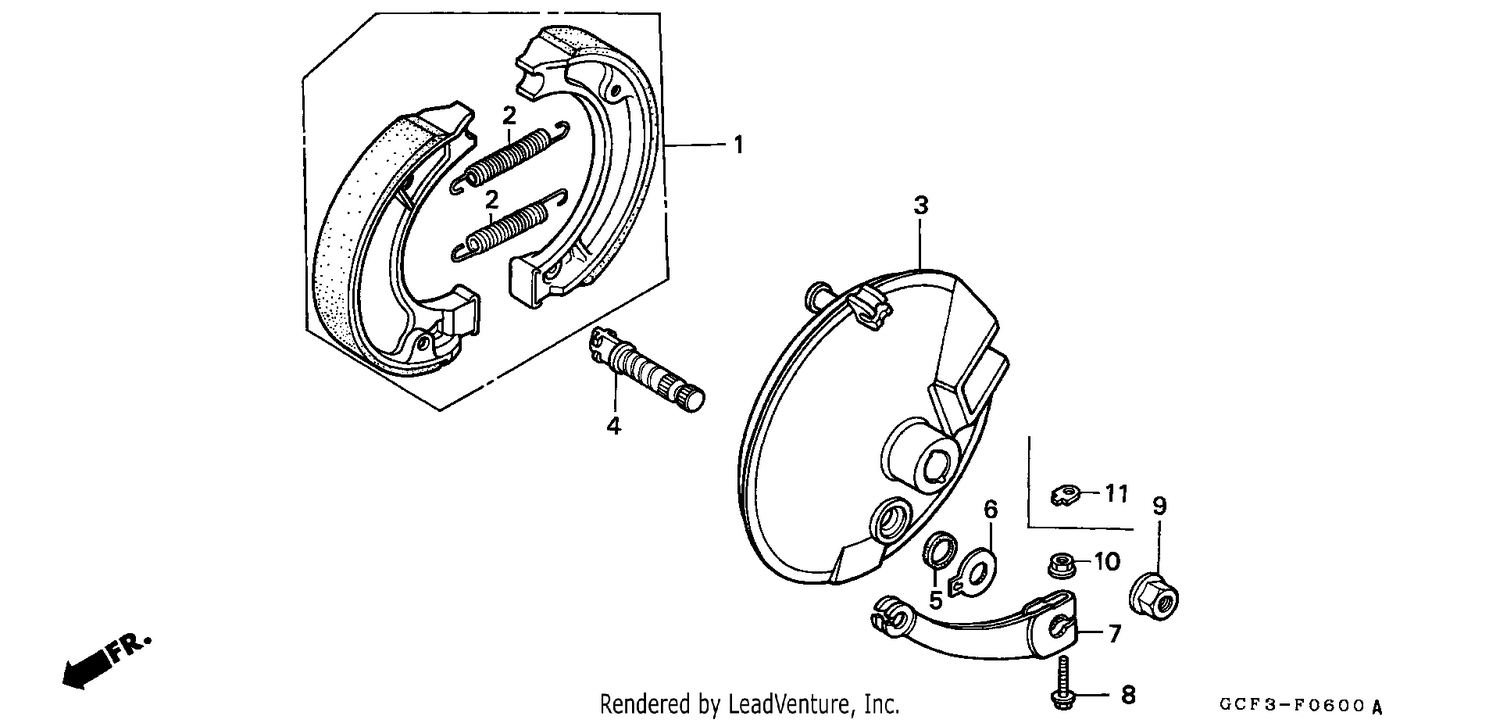 FRONT BRAKE PANEL