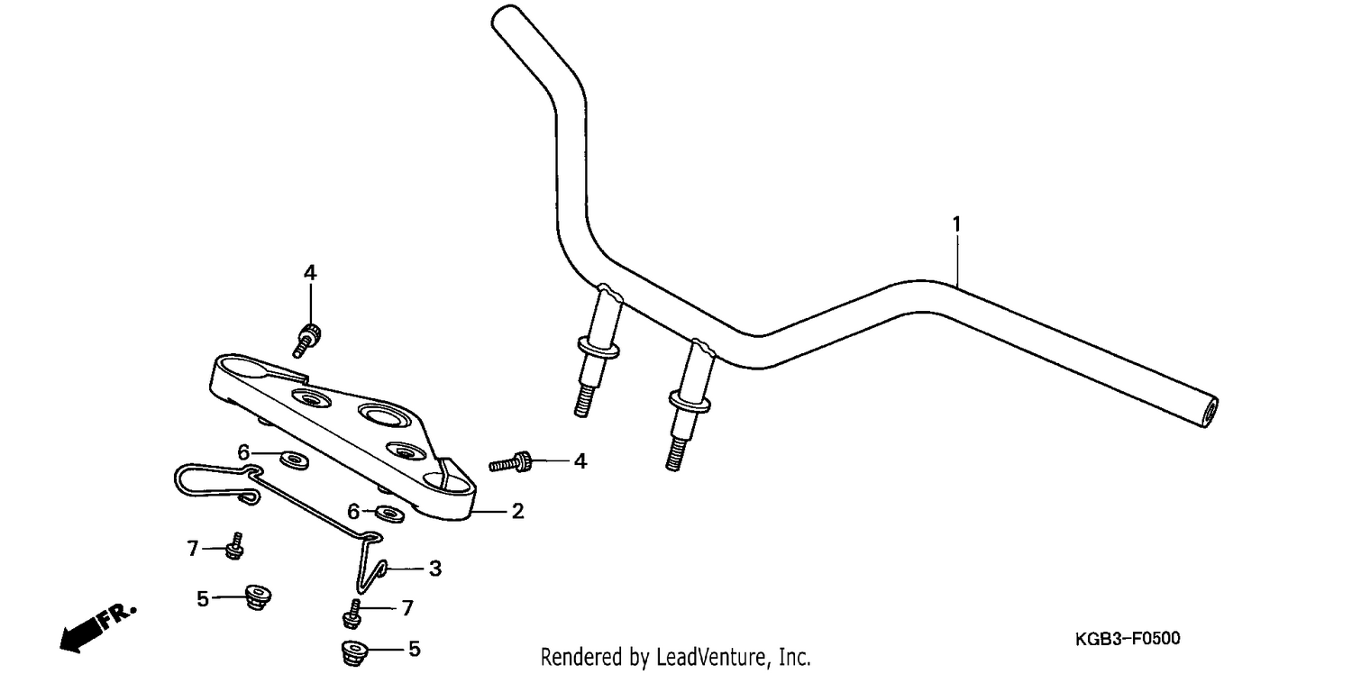 HANDLE PIPE/TOP BRIDGE