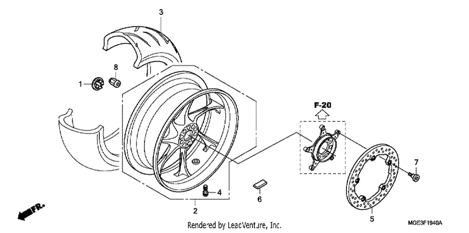  40 REAR WHEEL