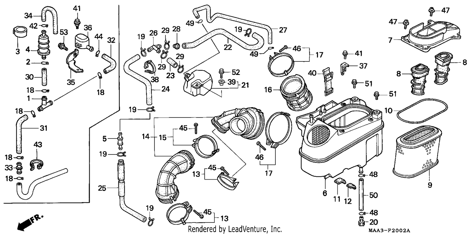 AIR CLEANER (VT1100C2-EXCEPT CM/2CM)