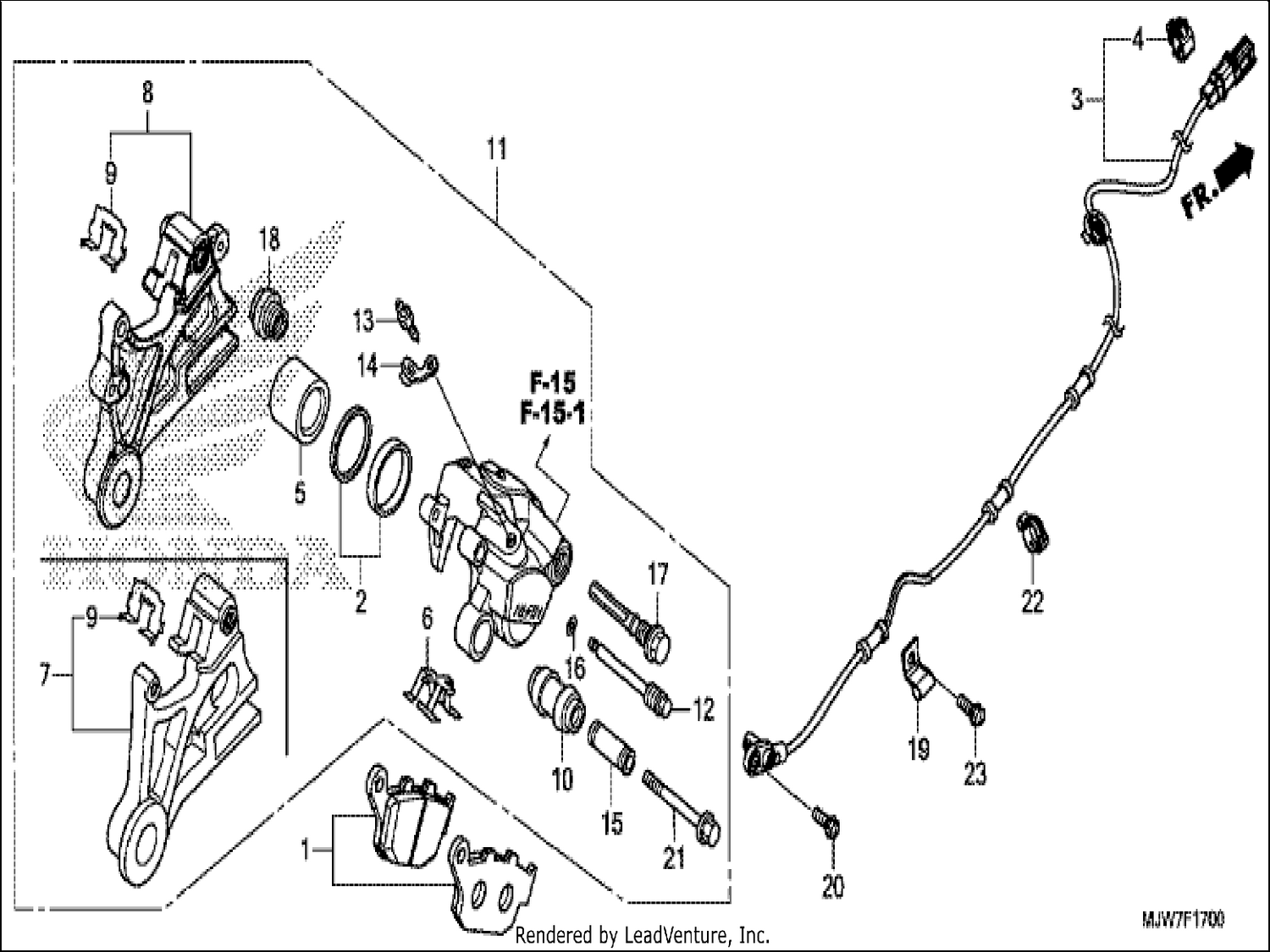  REAR BRAKE CALIPER