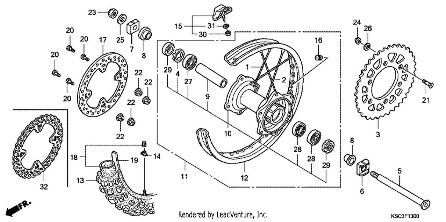  REAR WHEEL