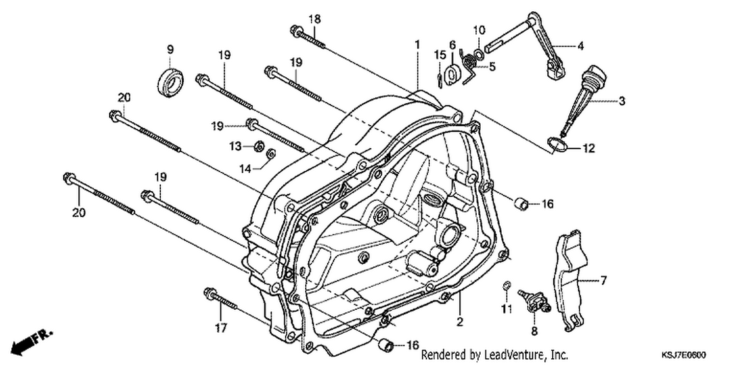  RIGHT CRANKCASE COVER