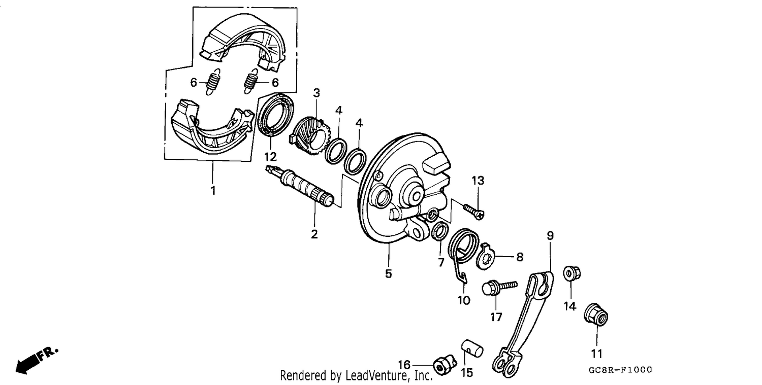 FRONT BRAKE PANEL