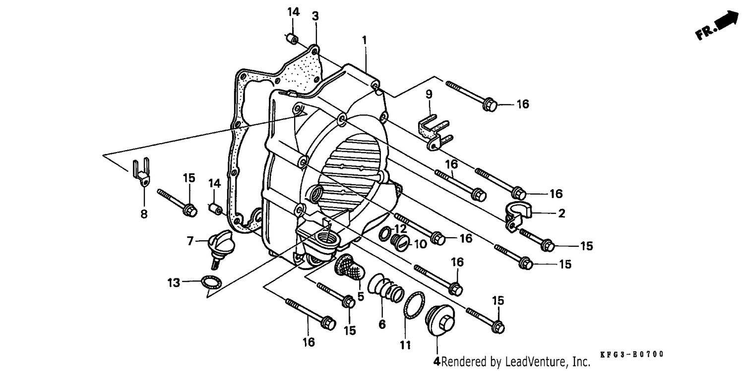 RIGHT CRANKCASE COVER