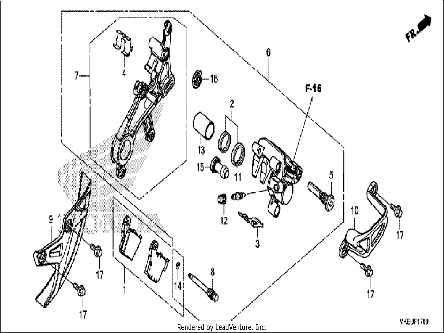  REAR BRAKE CALIPER