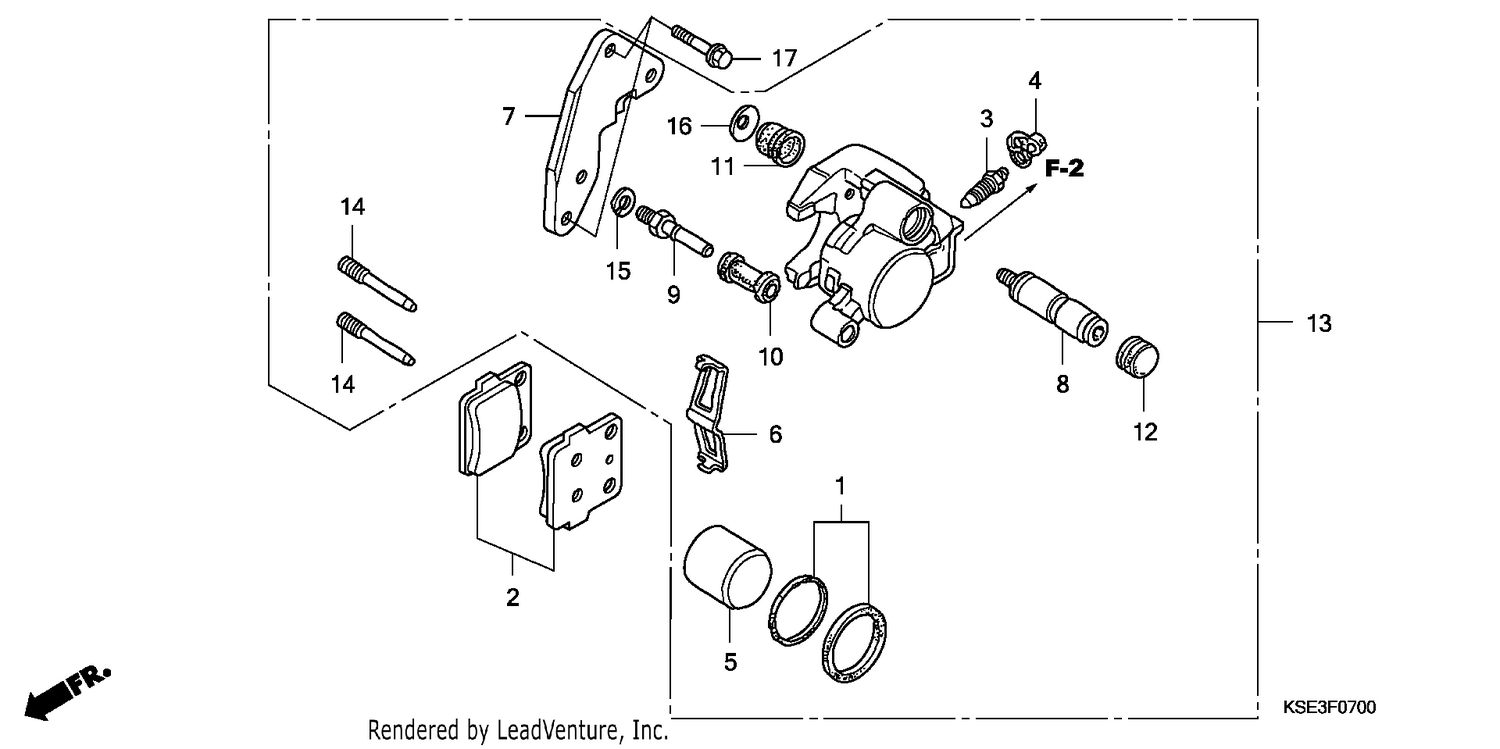 FRONT BRAKE CALIPER