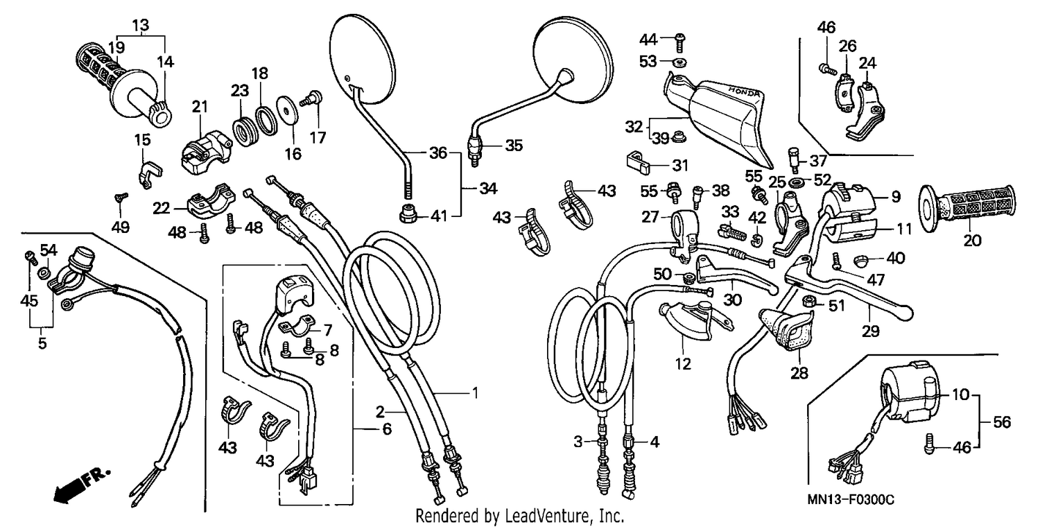 HANDLE LEVER/SWITCH/CABLE