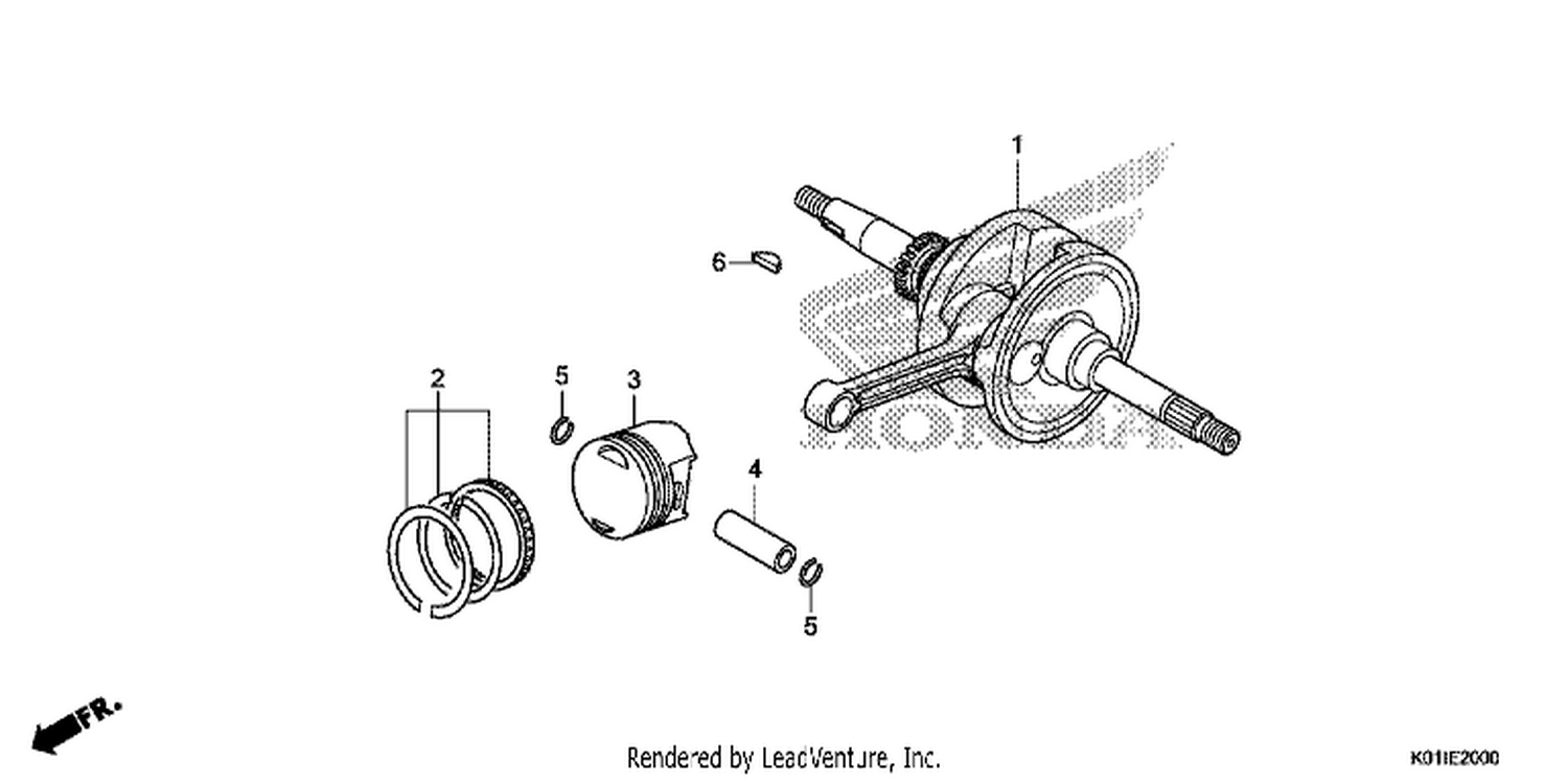  CRANKSHAFT/PISTON