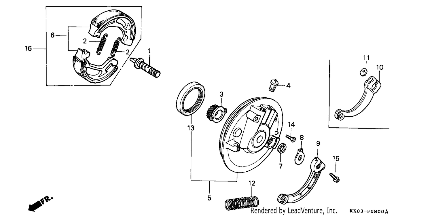 FRONT BRAKE PANEL