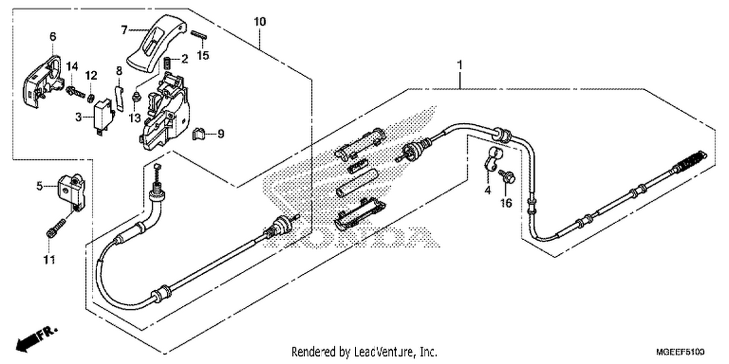  PARKI NG BRAKE LEVER