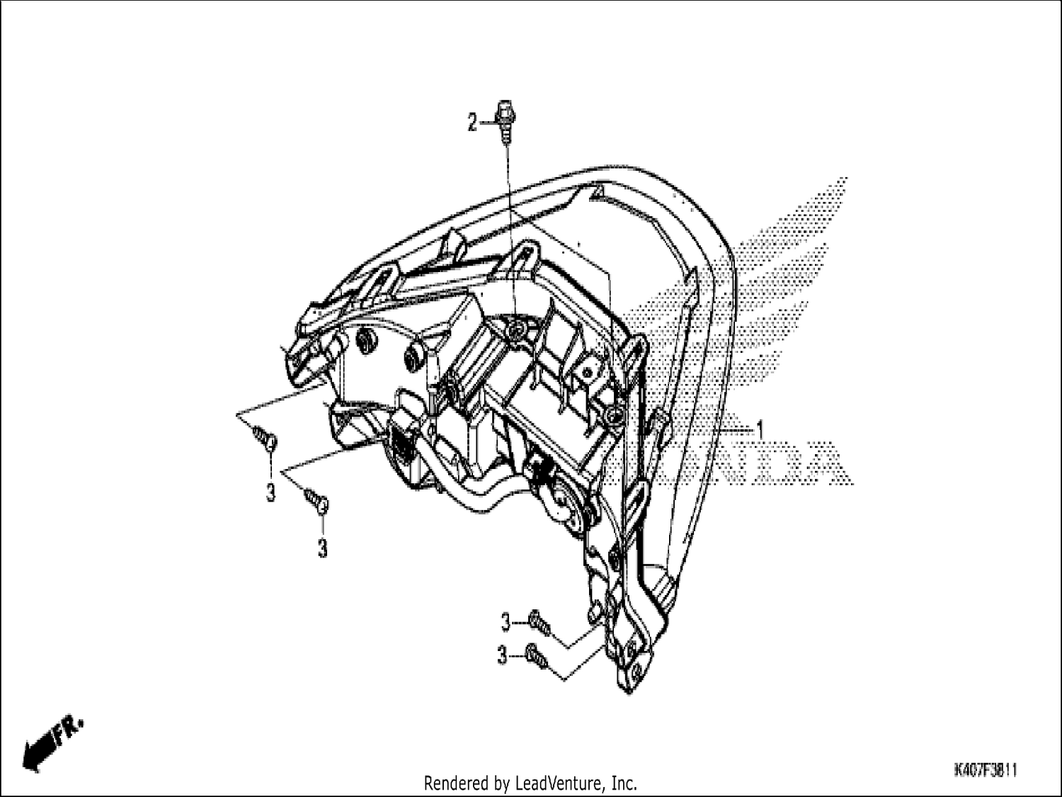  11 REAR COMBINATION LIGHT (NSS125ADK)