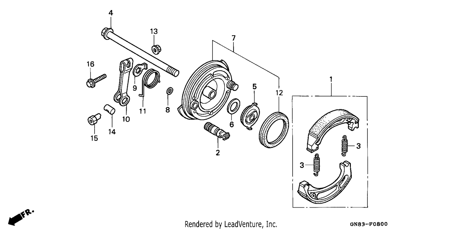 FRONT BRAKE PANEL