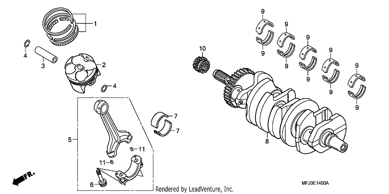 CRANKSHAFT/PISTON