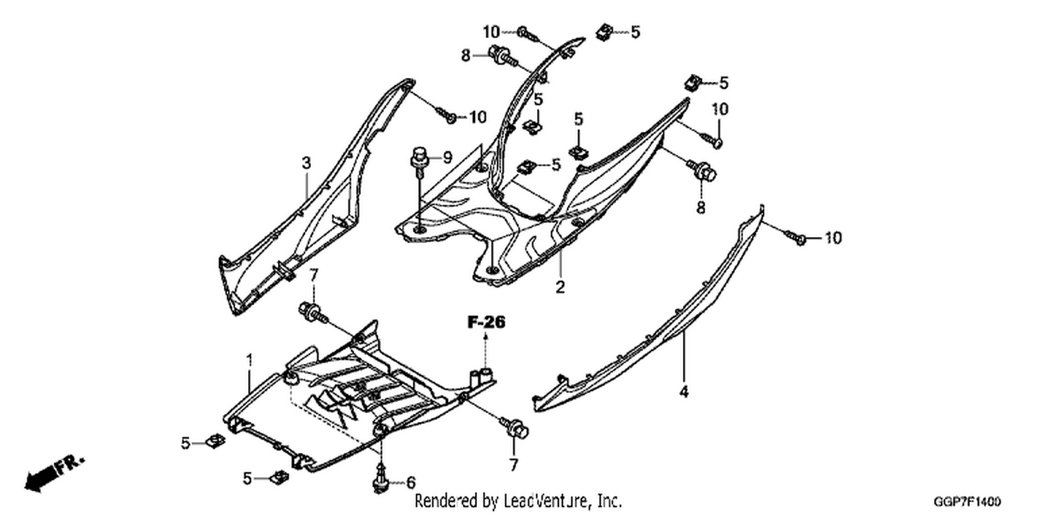 FLOOR STEP (NSC50/MPD/WH)
