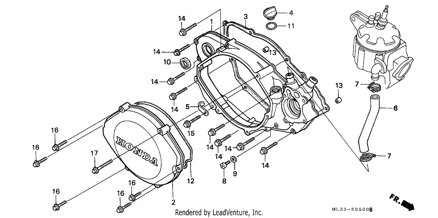 RIGHT CRANKCASE COVER