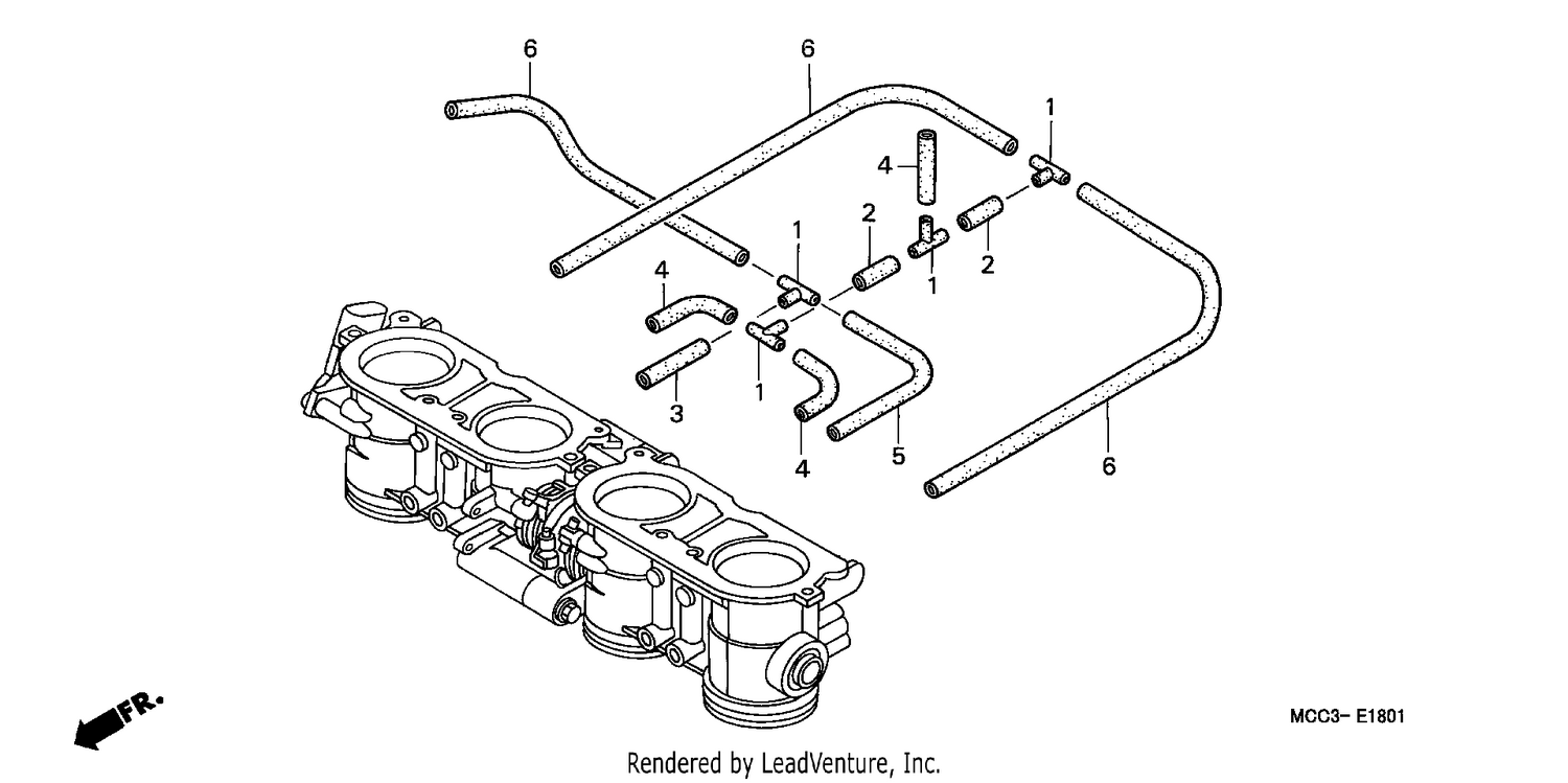 THROTTLE BODY (TUBING)