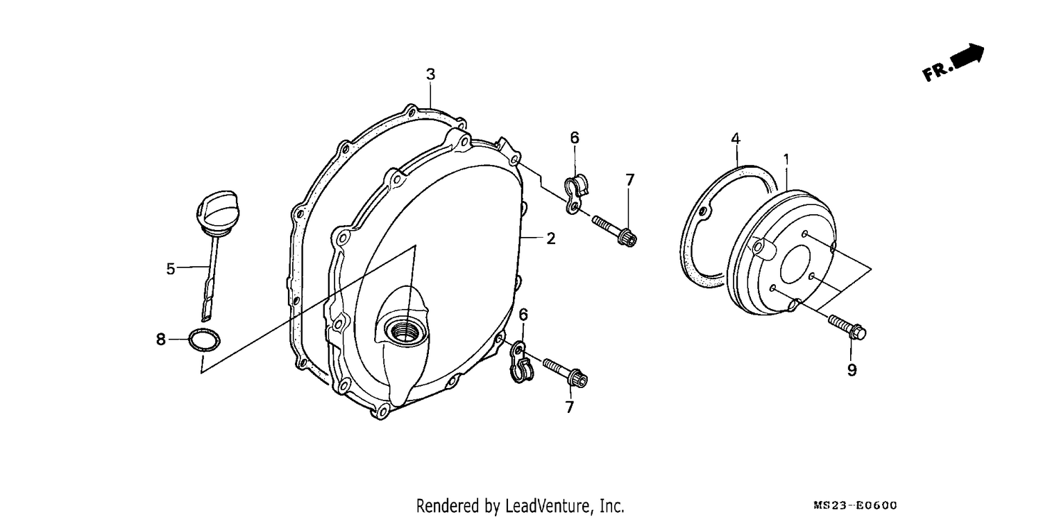 RIGHT CRANKCASE COVER