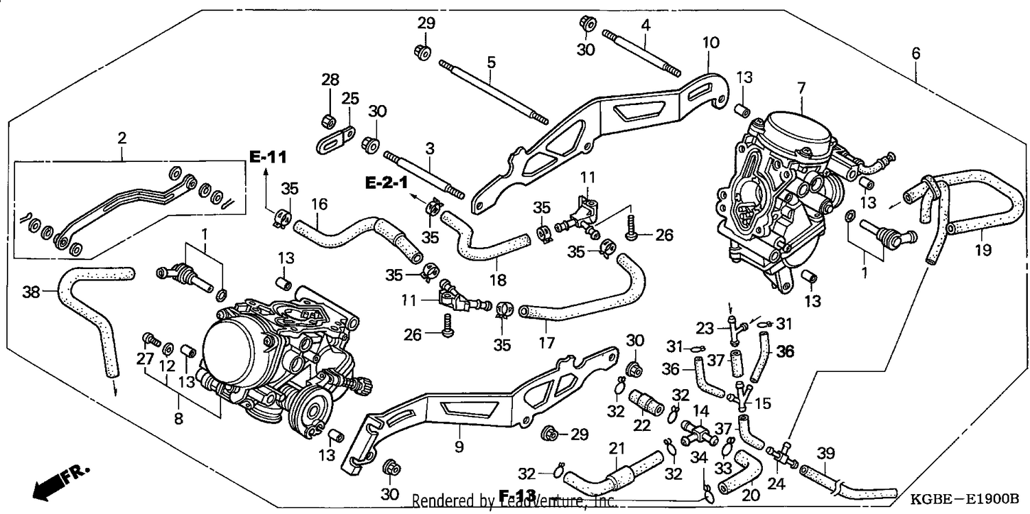 CARBURETOR (ASSY.) (VT125C1/3)(VT125C21)