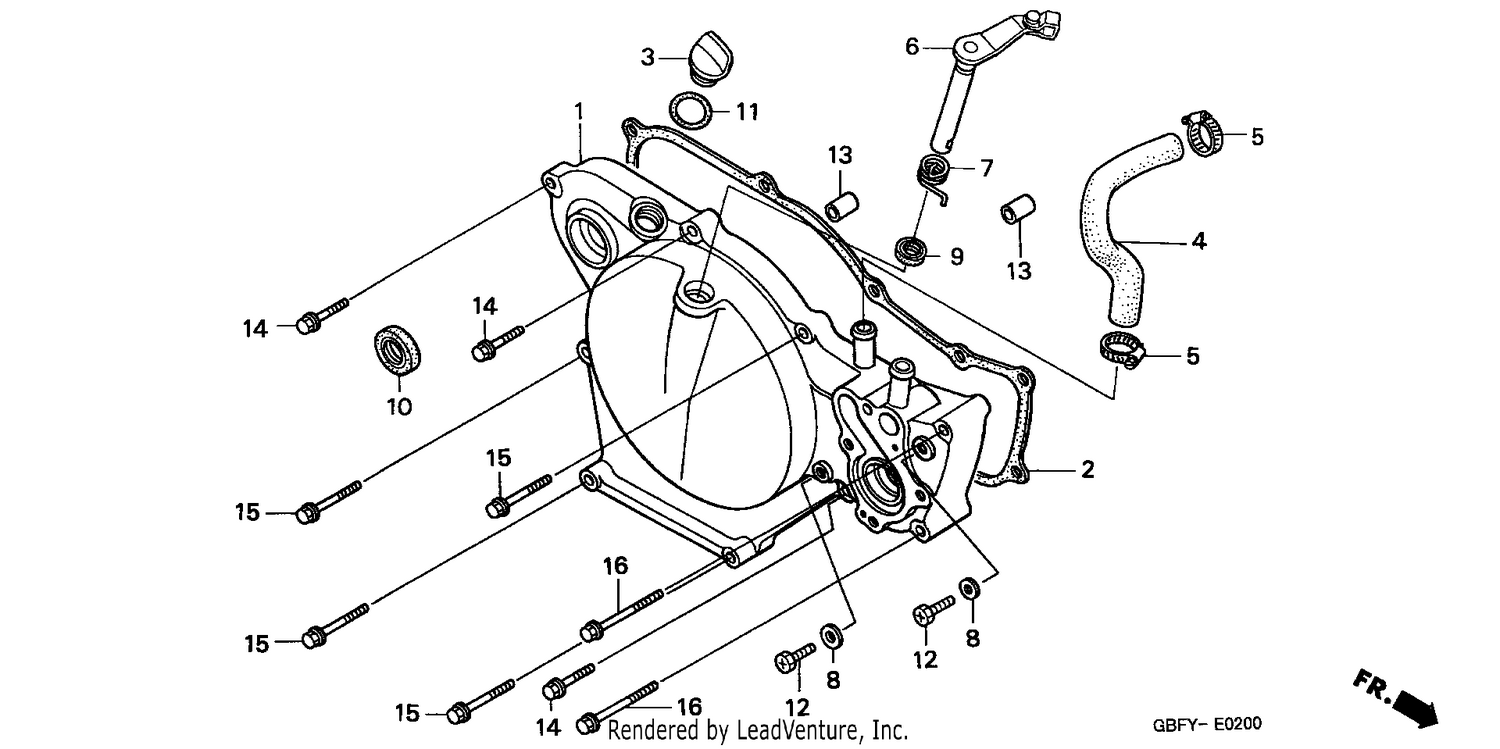 RIGHT CRANKCASE COVER