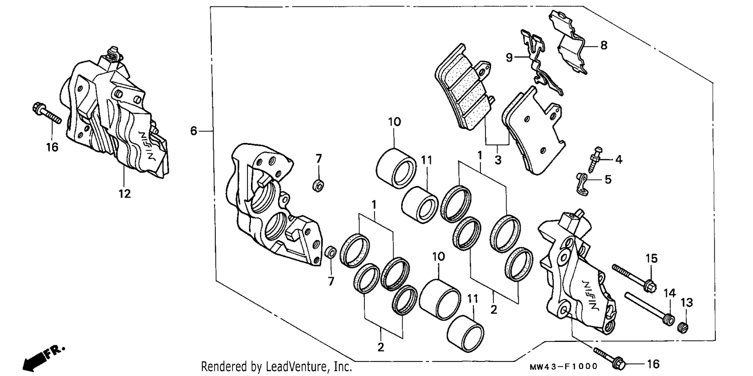 FRONT BRAKE CALIPER